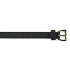 Classic Leather Suede Belt (Size L) - Black