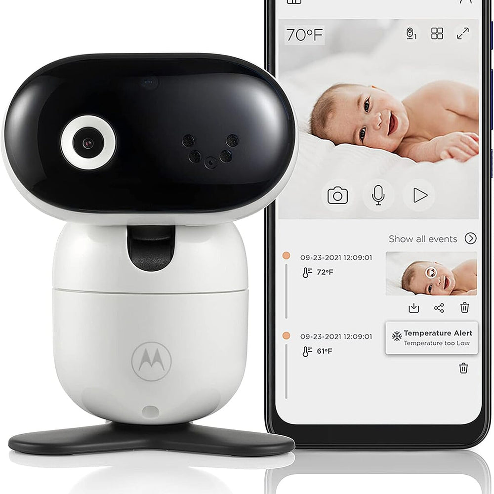 CLOSEOUT OFFER - Motorola PIP1010 Motorized Wi-fi HD Video Baby Camera - White