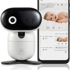CLOSEOUT OFFER - Motorola PIP1010 Motorized Wi-fi HD Video Baby Camera - White