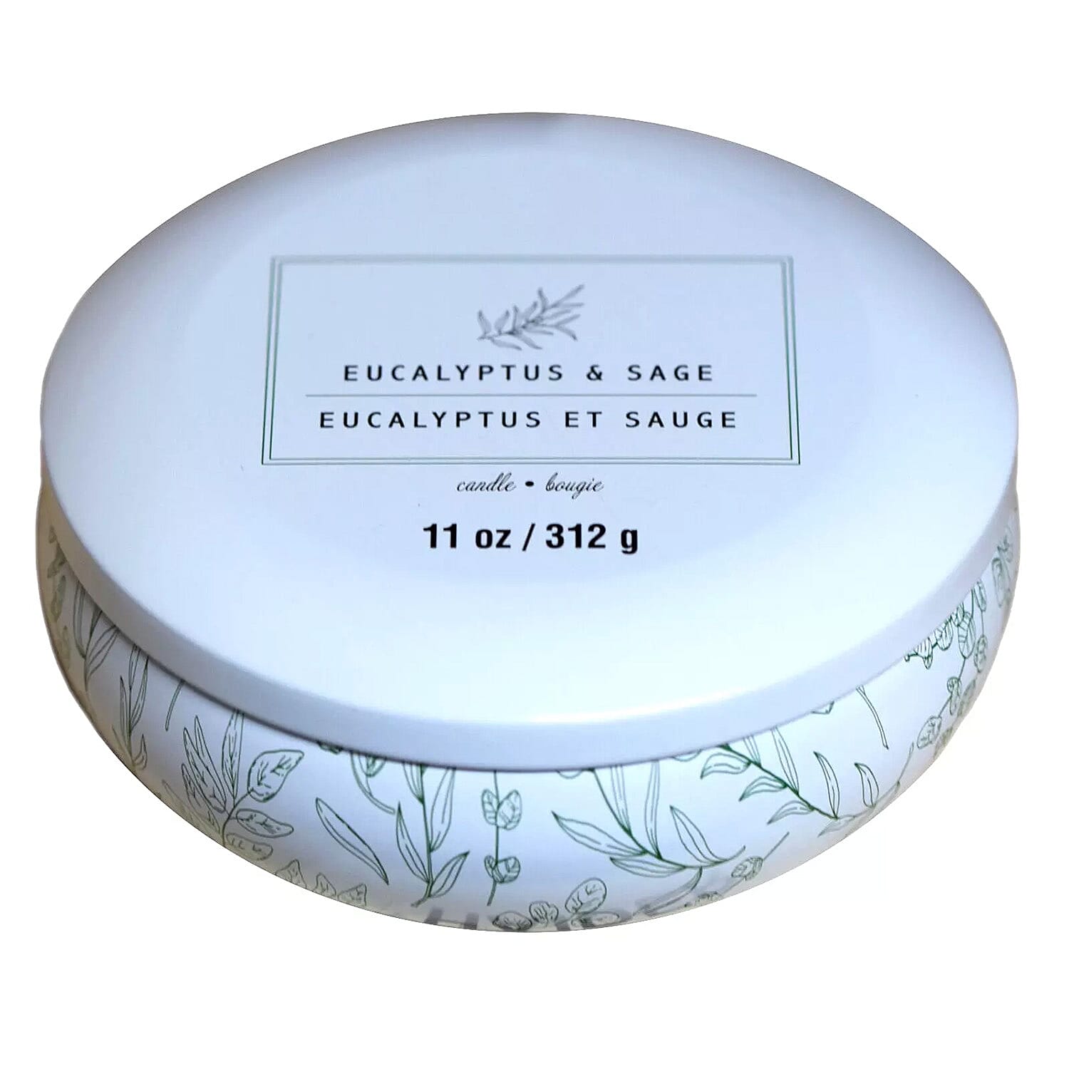 Ashland 3 Wick Tin Candle - Eucalyptus - Sage (312g)