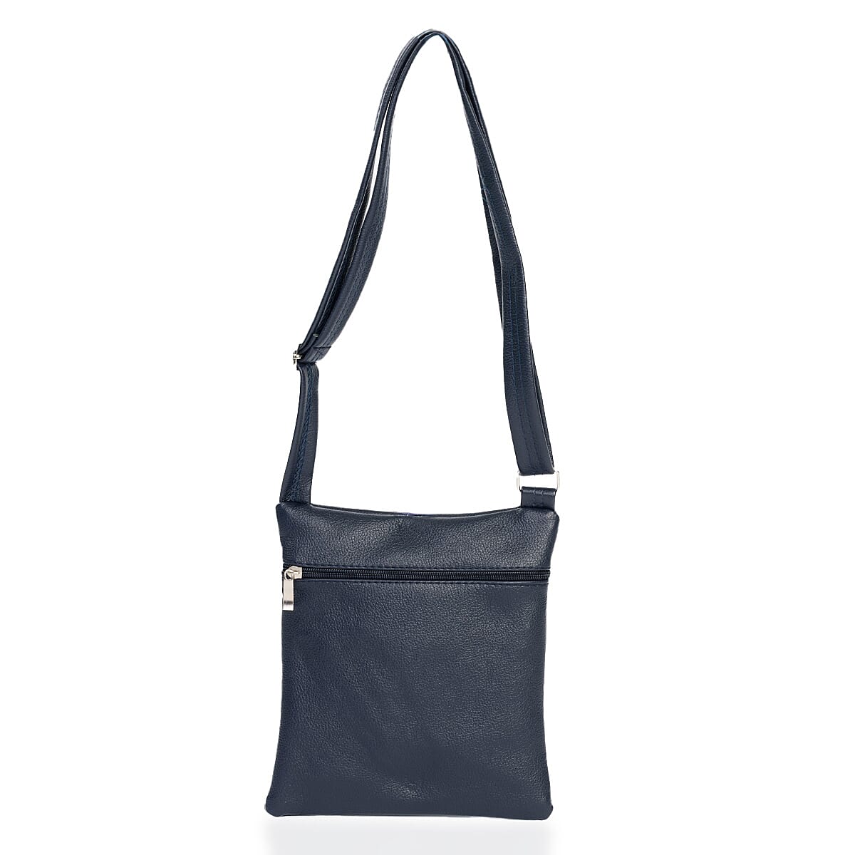 Embossed Stylish Walkers Handbag - Blue