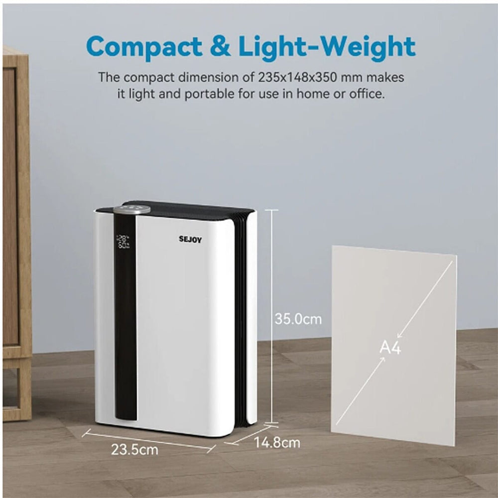 SEJOY Electric Dehumidifier with Remote (2.5L) - White