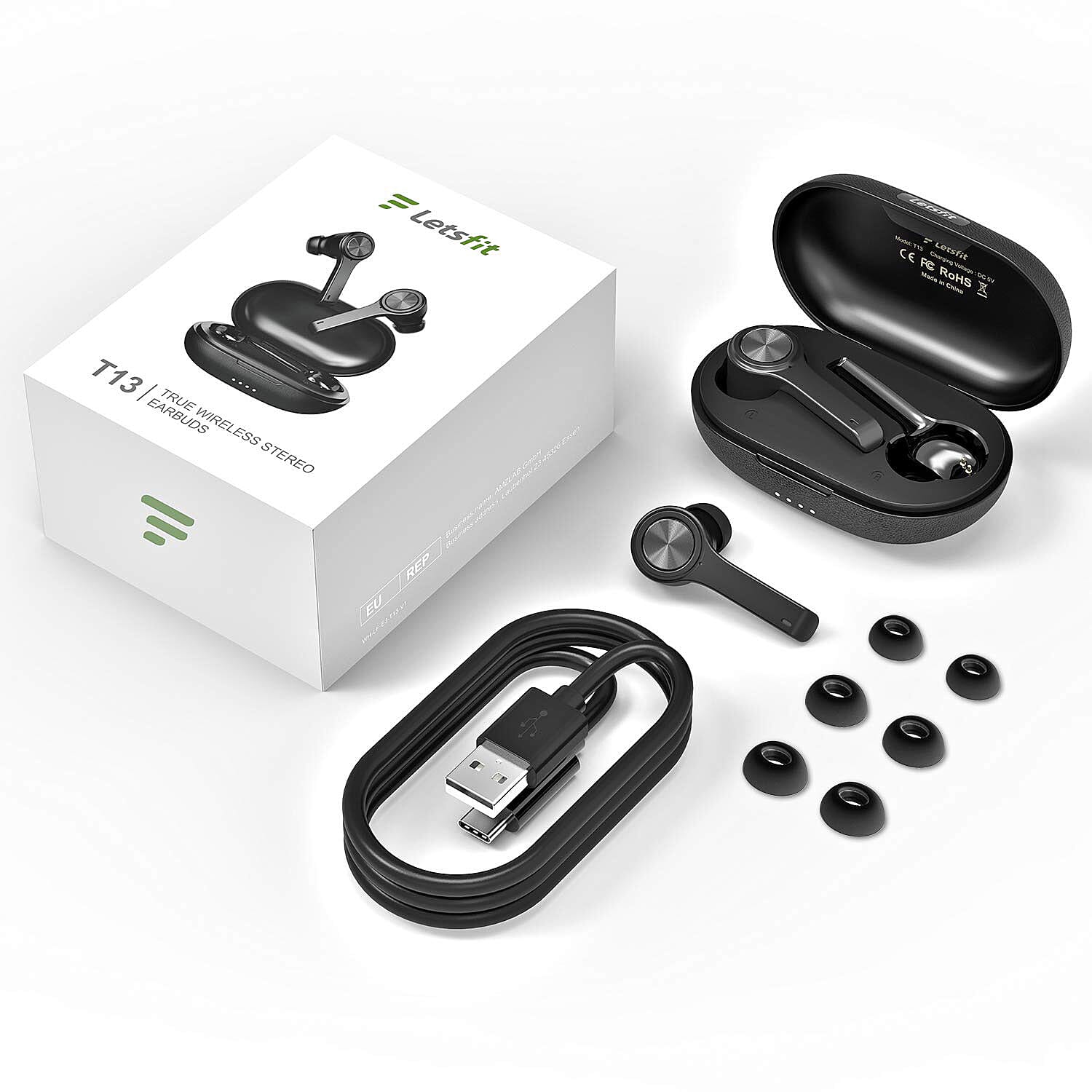 Earbuds T13 - Black