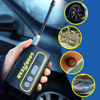 Goodyear Cordless Portable Digital Tyre Inflator - 50W USB Rechargeable Air Pump with LED Light - Black