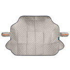 Goodyear Quilted Windscreen Cover with Mirrorcover - Magnets - Grey