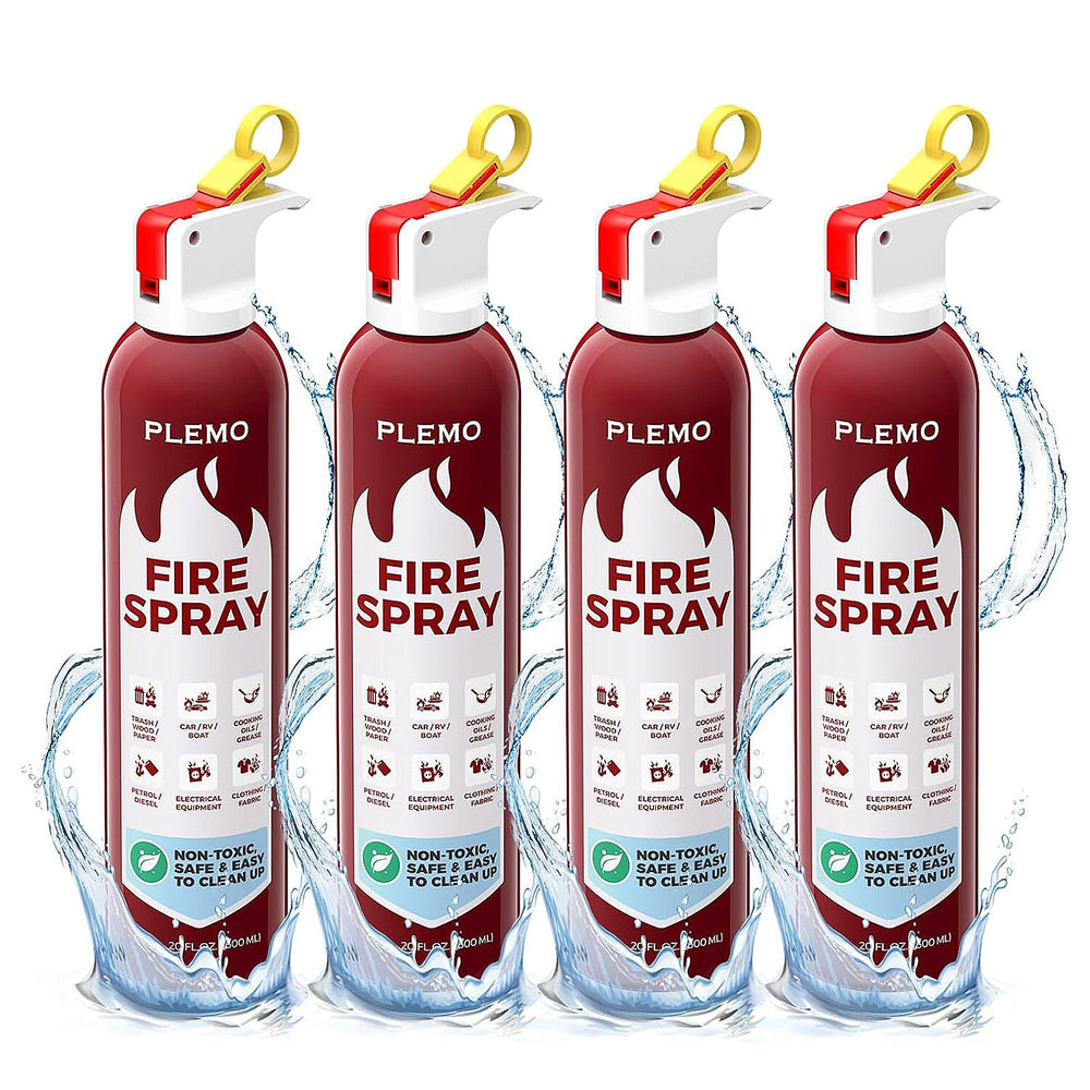PLEMO Home Multipurpose Fire Extinguisher - 4 Pack