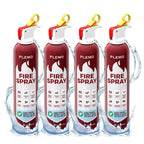 PLEMO Home Multipurpose Fire Extinguisher - 4 Pack