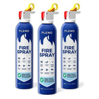 THE MUST HAVE - Plemo Fire Extinguisher All-in-One, Fire Extinguishers Compact for Home, Car, Kitchen, Truck, and Boat, FS620, Pack of 3 - Blue