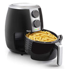 Slim and Compact Easy to Use Air Fryer (3.5L) - Black