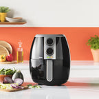 Slim and Compact Easy to Use Air Fryer (3.5L) - Black