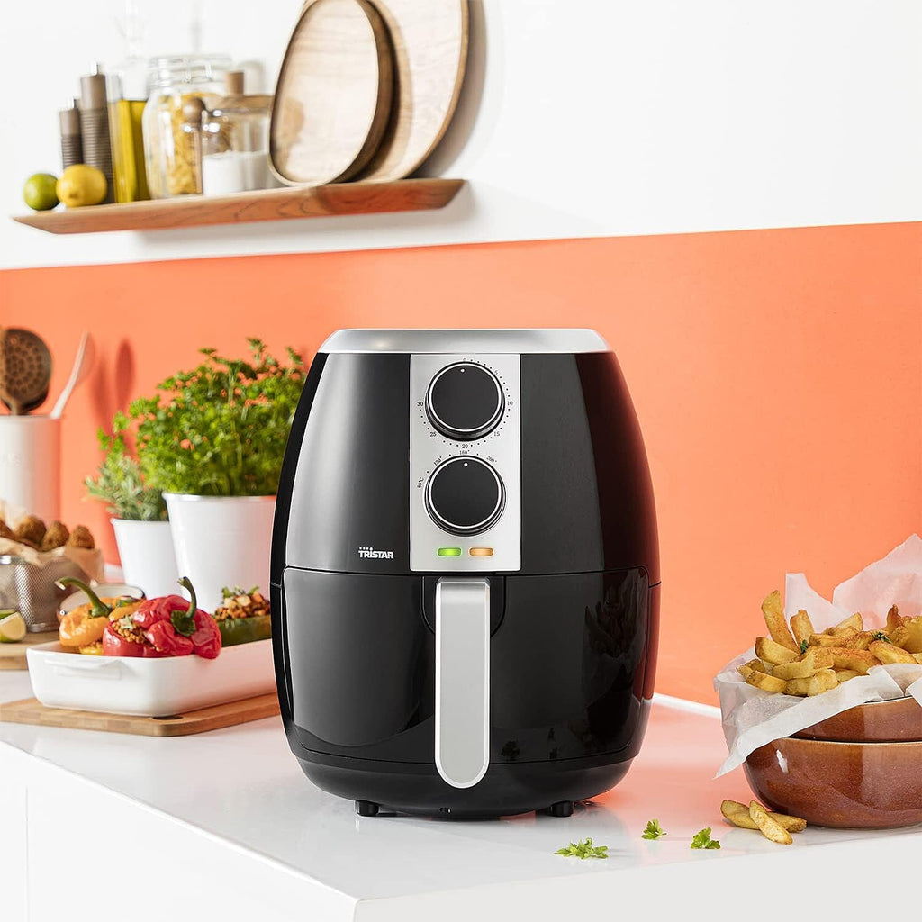 Slim and Compact Easy to Use Air Fryer (3.5L) - Black