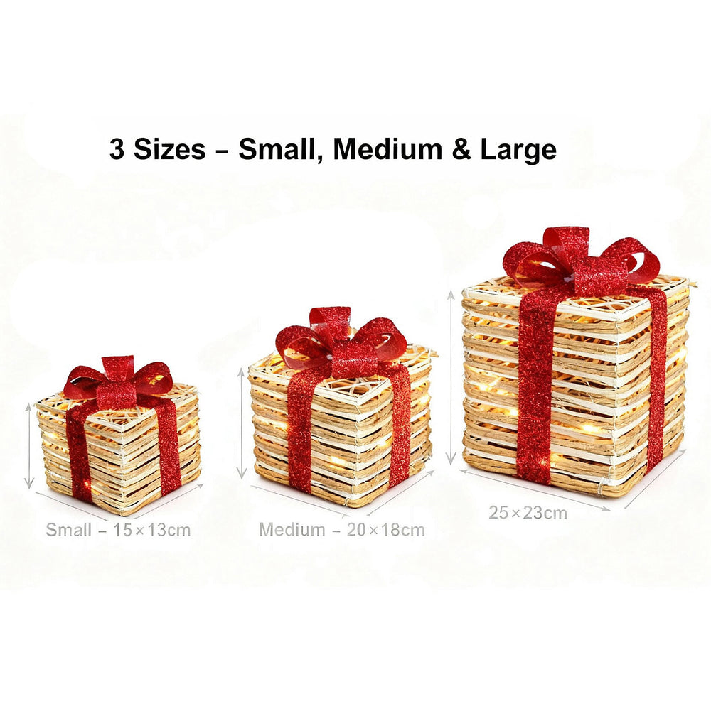 Set of 3 Gift Set - Light Brown