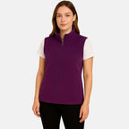NORTHGATE Womens Full-Zip Gillet (Size 12-14) - Purple