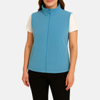 NORTHGATE Womens Full-Zip Gillet (Size 10-12) - Sky Blue