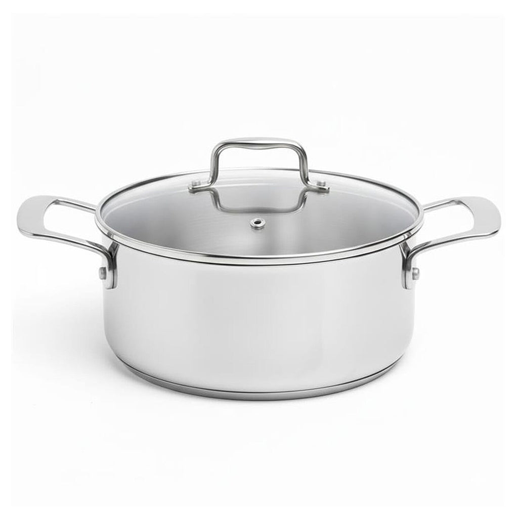 THE COMPLETE KITCHEN IN THE BOX - 3 Tier Stainless Steel Steamer with Glass Lids Multifunctional Hot Pot, Frying, Stewing - Stir-Fry