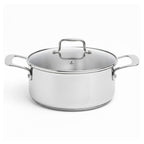 THE COMPLETE KITCHEN IN THE BOX - 3 Tier Stainless Steel Steamer with Glass Lids Multifunctional Hot Pot, Frying, Stewing - Stir-Fry
