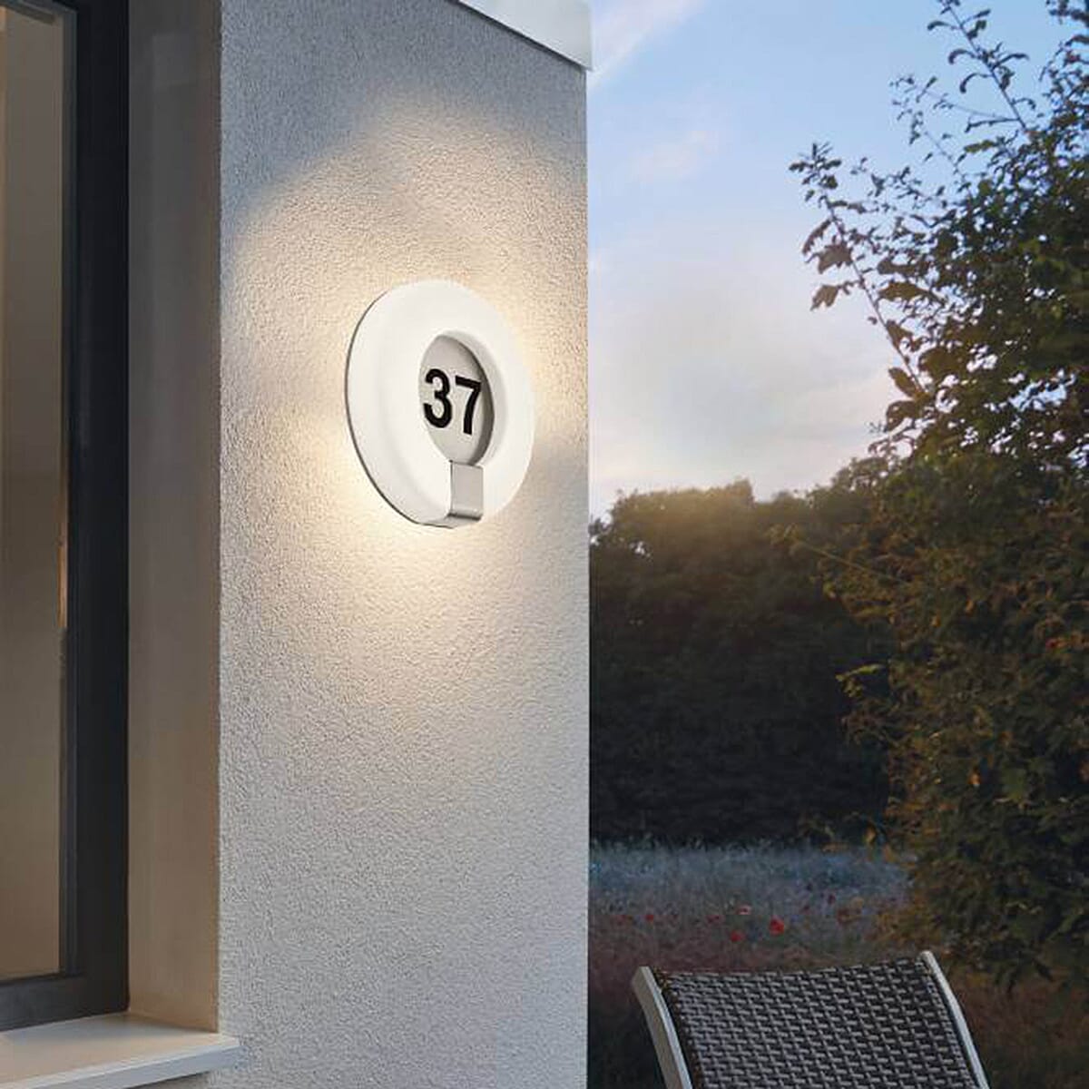 Merchesa Led Outdoor Lamp Stainless Steel - 1 Bulb Inlcuded - White