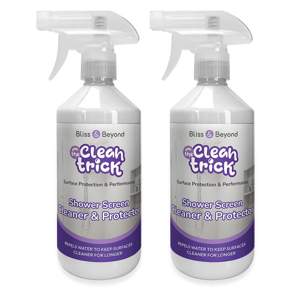 Bliss & Beyond The Clean Trick Shower Screen Cleaner & Protector – Twin Pack