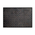 100% Polyamide Mondial Metal Doormat (40x60cm) - Silver