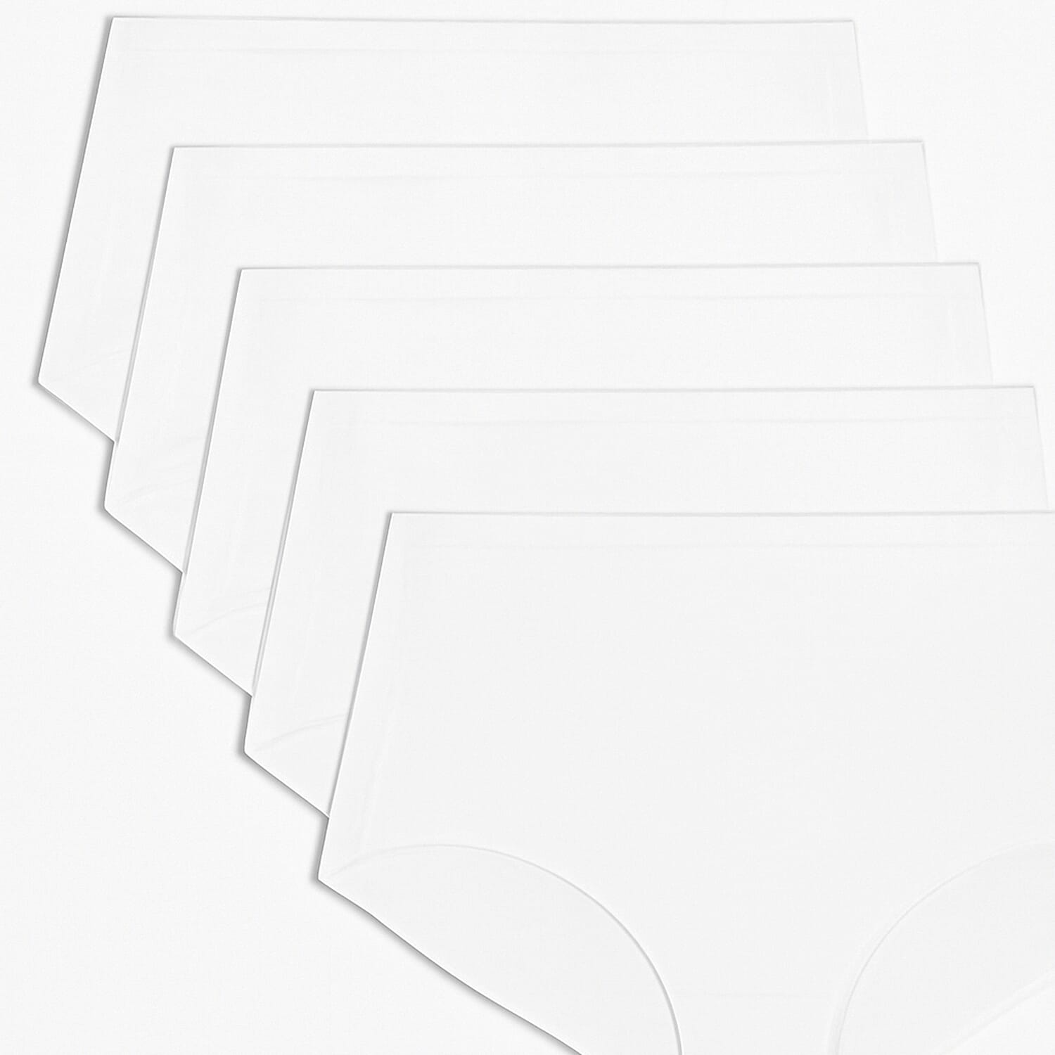 Pack Of 6 Seamless Ice Feel Knickers For Women (Size XXL) - White