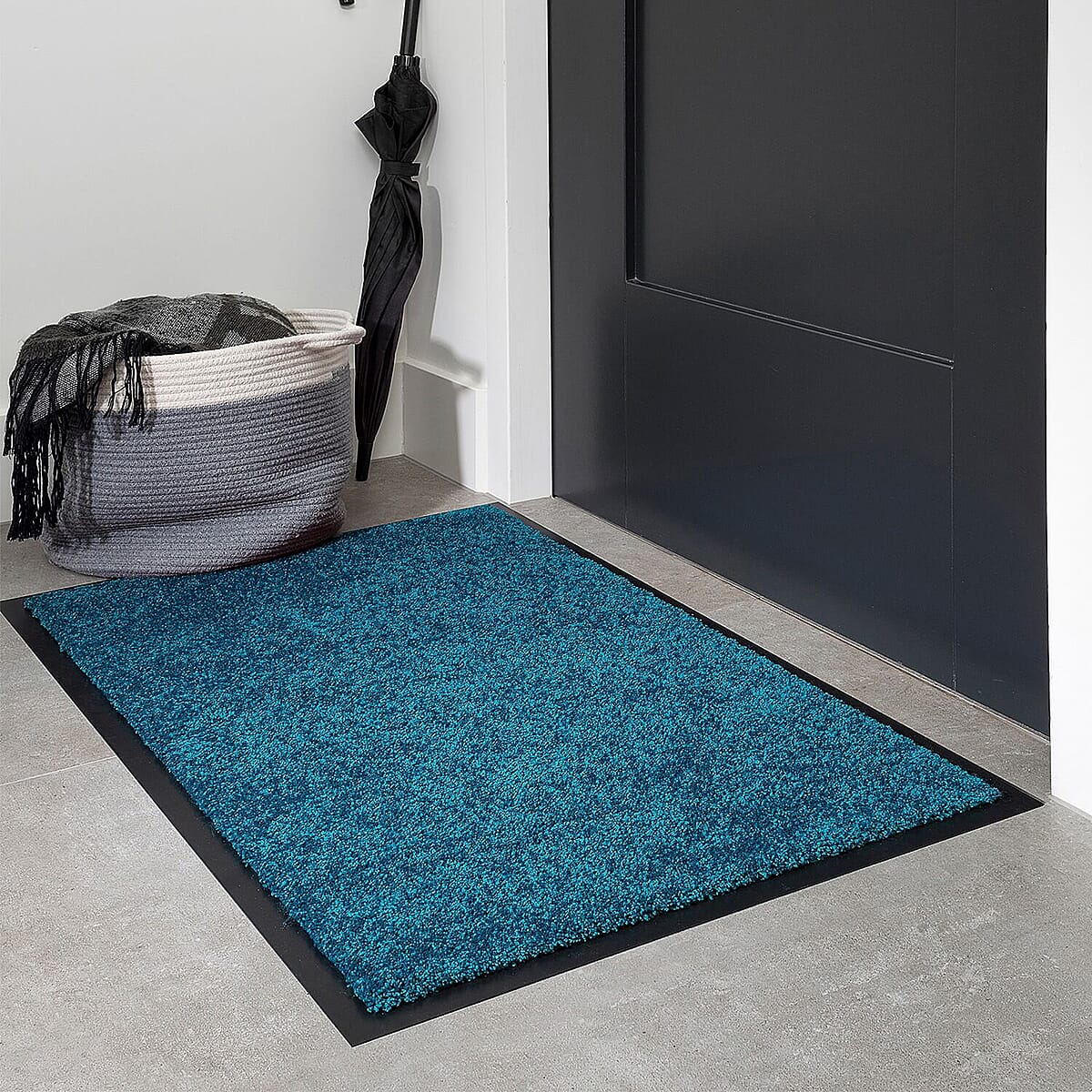 Dirt Stopper Barrier Anti Skid Mat (120 x 60cm) - Teal