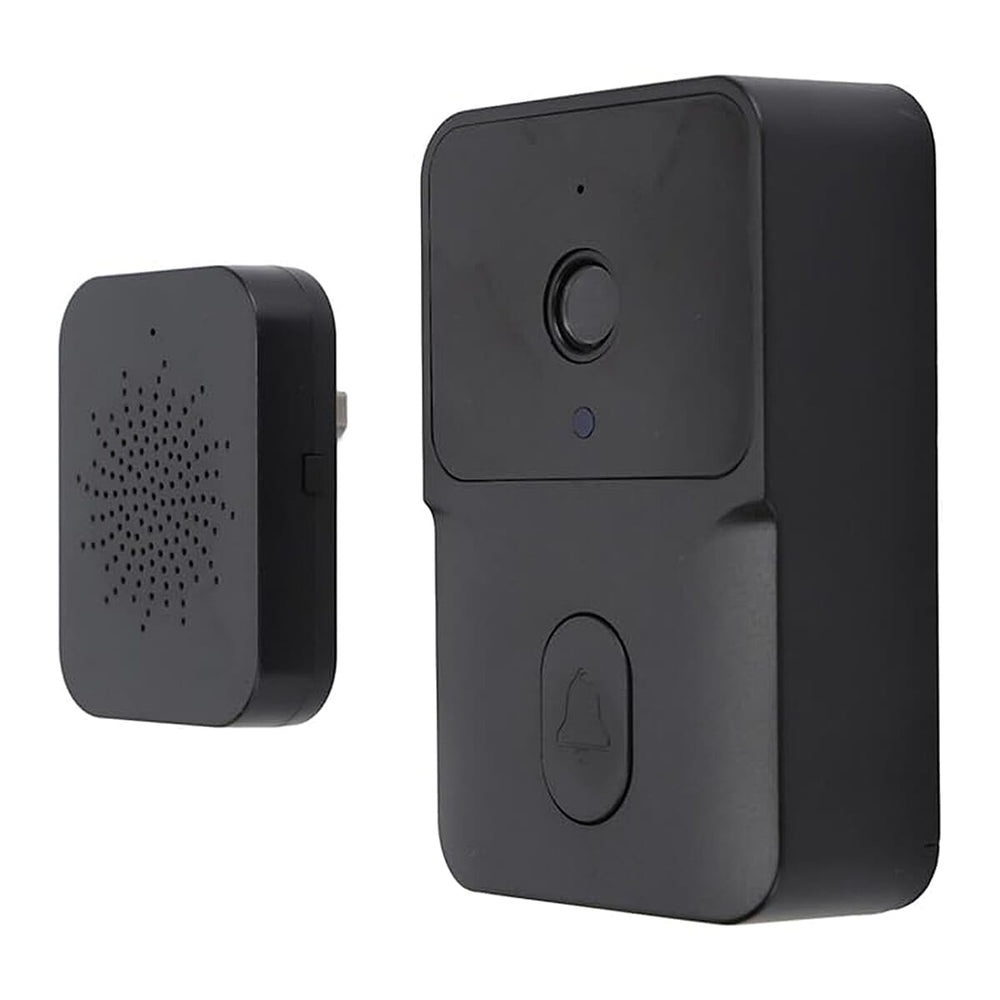 THE INTELLIGENT HOME SECURITY - ULTRA 4K Smart Wireless Video Doorbell With Infrared Detector-- Black