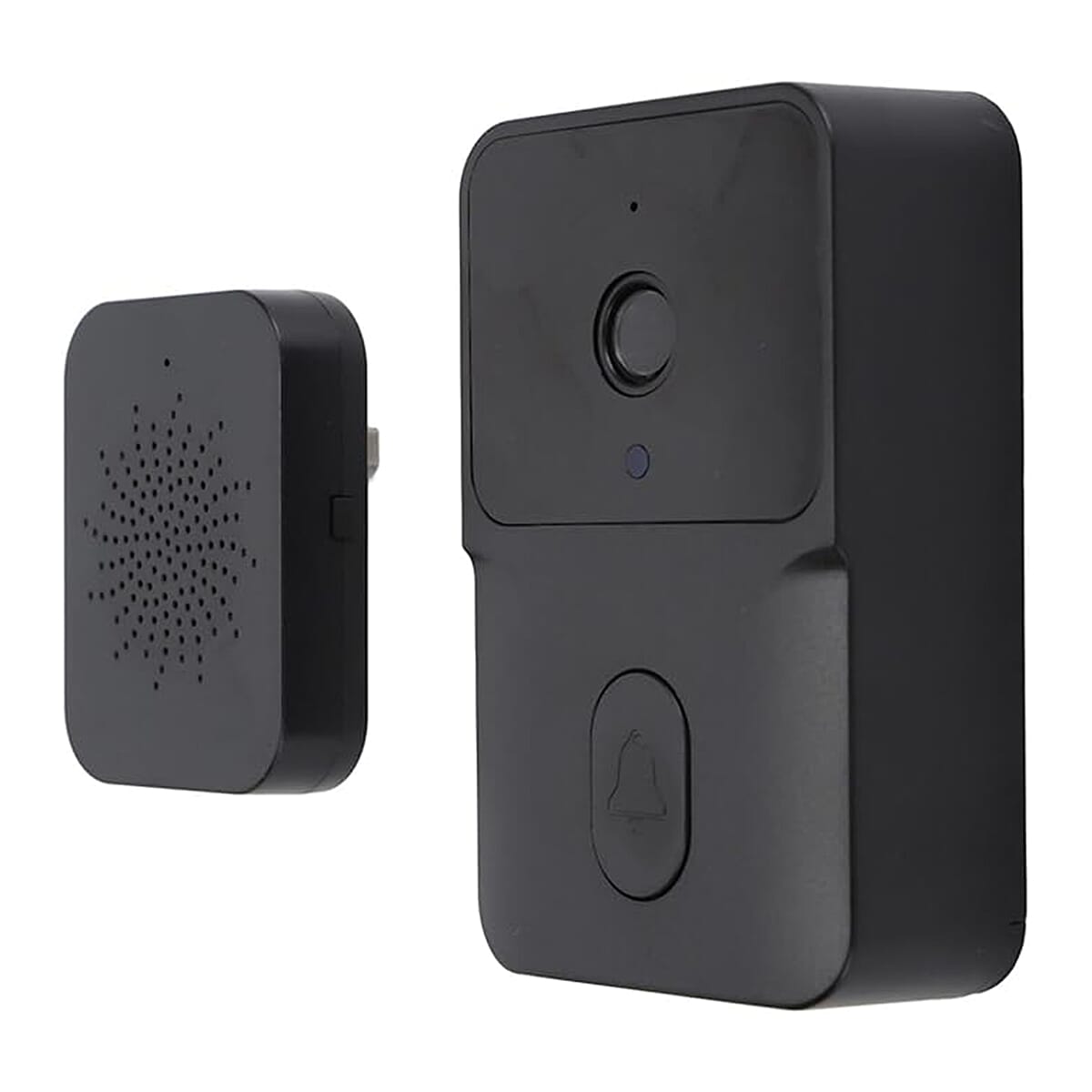 THE INTELLIGENT HOME SECURITY - ULTRA 4K Smart Wireless Video Doorbell With Infrared Detector-- Black