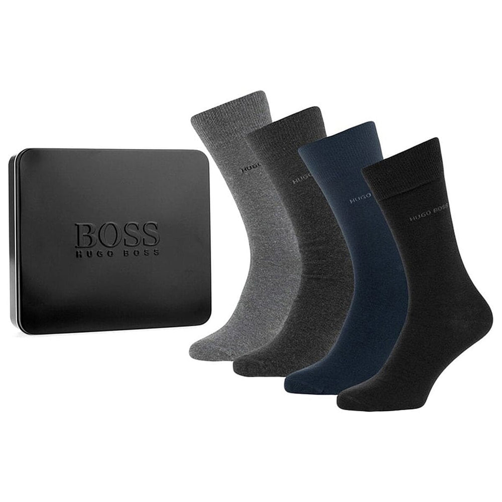 Hugo Boss 4-Piece Multicolour Socks Gift Set
