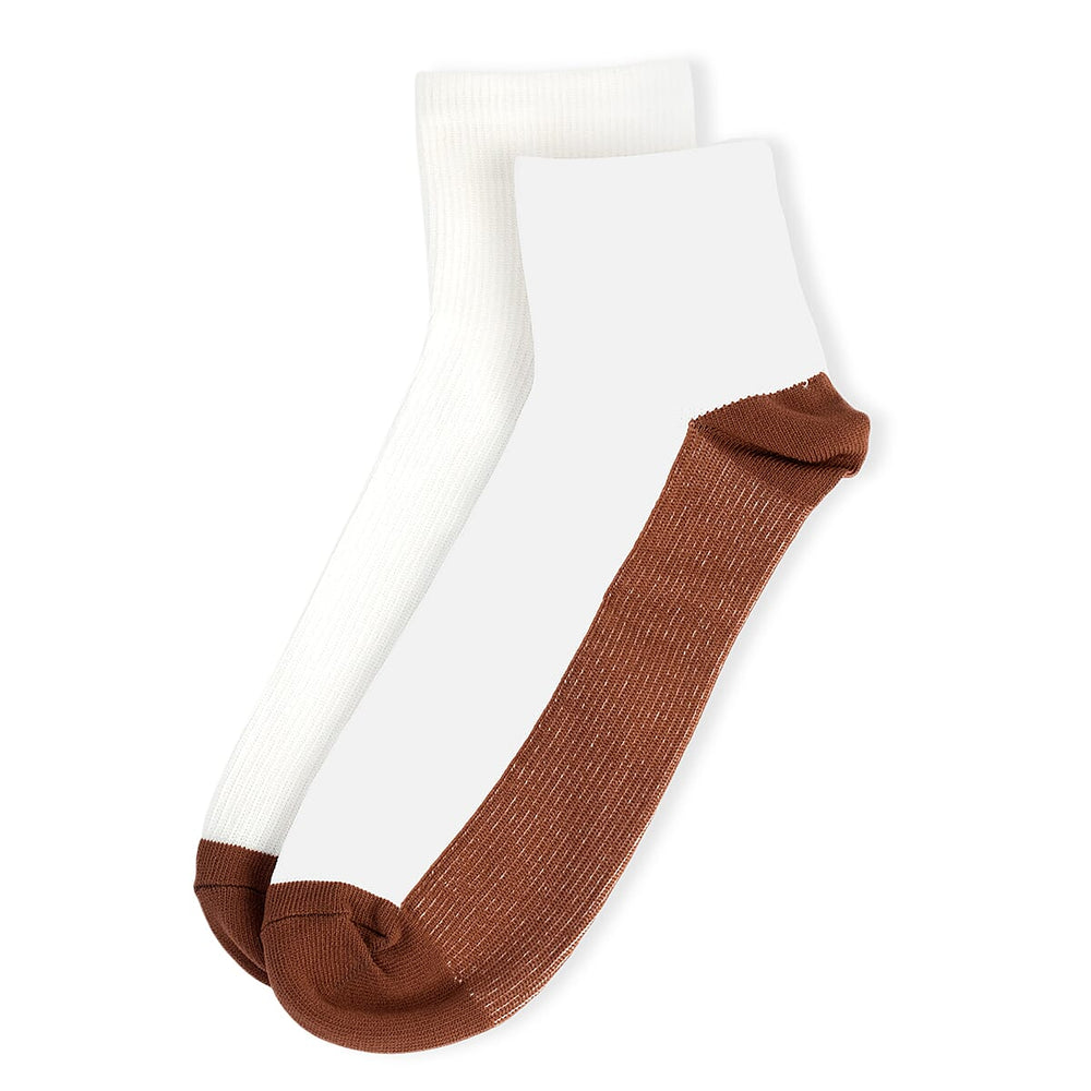 4-Pair Magic Copper Socks (Size S-M) - White