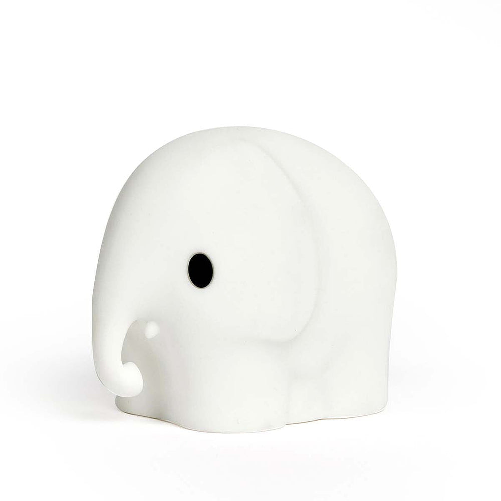 Mr Maria Elephant Lamp - Soft White Silicone Nightlight (23cm)