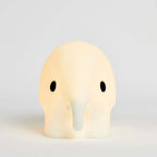 Mr Maria Elephant Lamp - Soft White Silicone Nightlight (23cm)