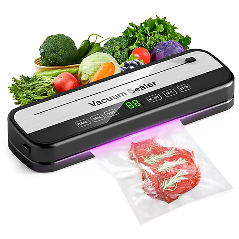 Vacuum Sealing Machine with Bags - White