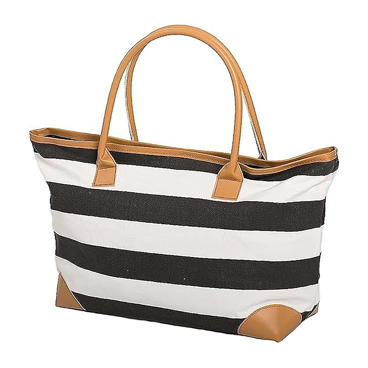 IW Textile Shopper Bag - Black & White