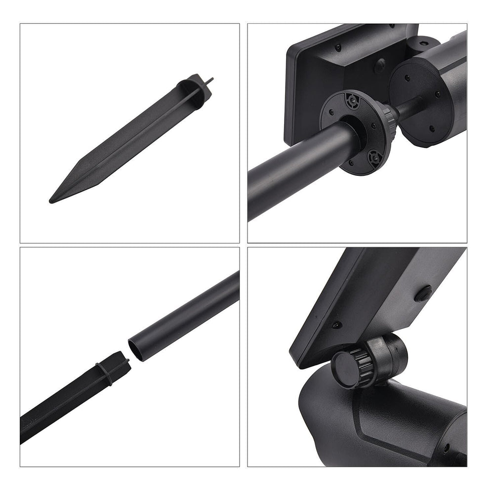 Motion Sensor Solar Charge-Sensor - Wall Light - Stake (Size 18x12x9 cm)