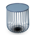 Outdoor Bistro Garden Set in Metal, Chairs and Table (Size 56x53x85 cm) - Aqua