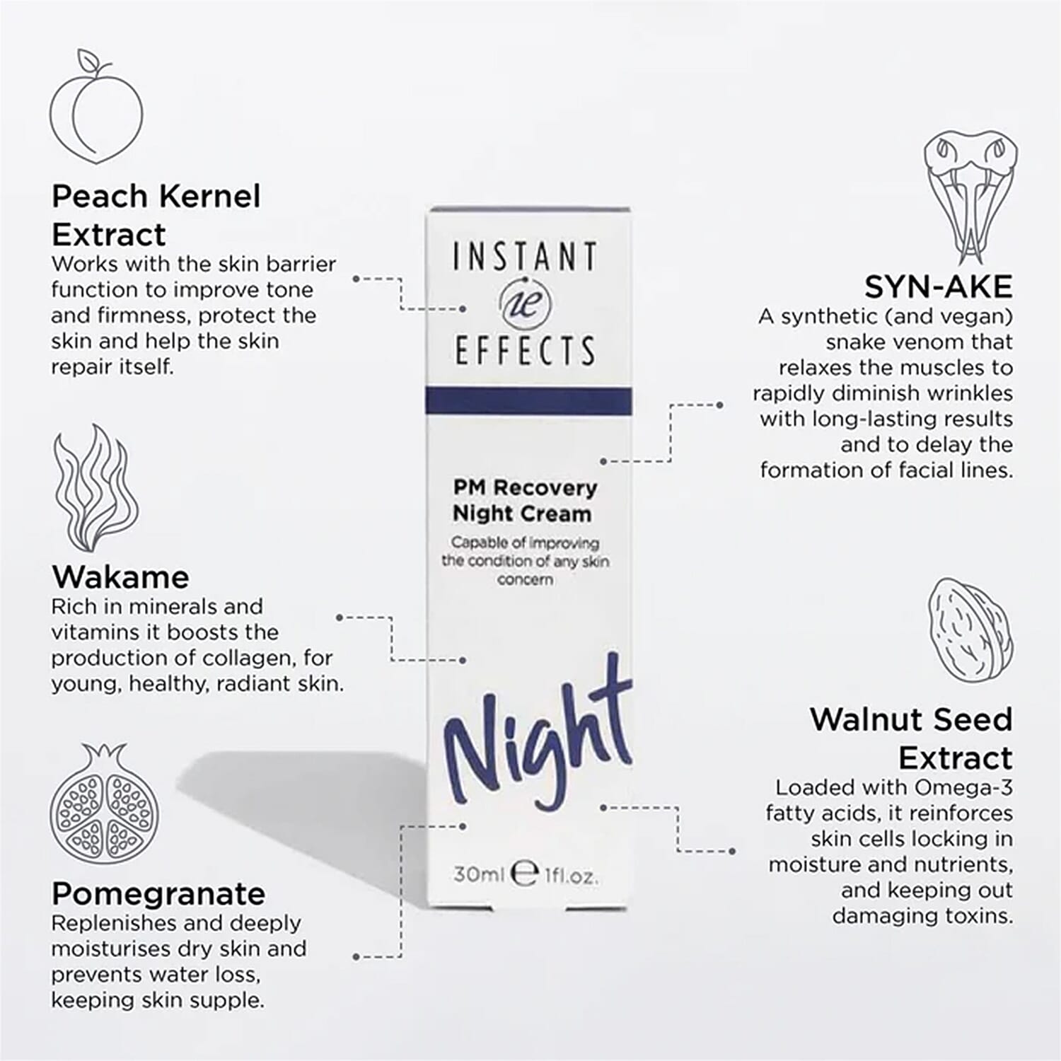 MIE Skincare- Recovery Night Cream - 30ml