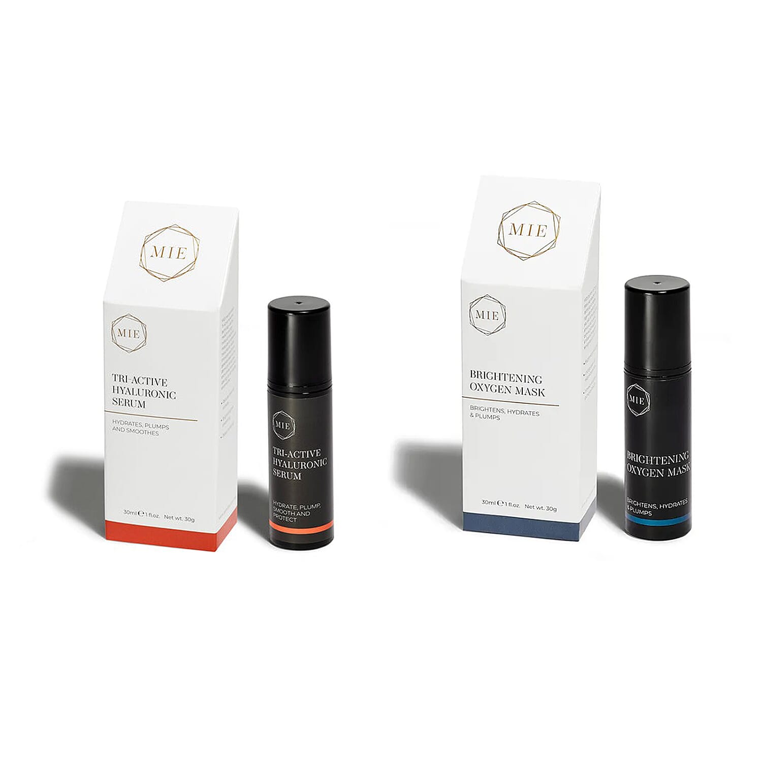 MIE Skincare- Duo Bundle (Incl. Oxygen Mask and Tri Active Hyaluronic Serum)