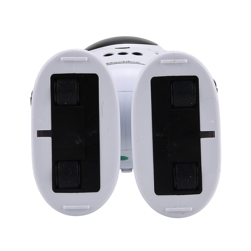 "Intelligent programming robot-white Size- 12*10.5*27.5cm            Material- ABS- electronic components                                         Weight- Battery capacity- 500mAh-3.7V packing- Window