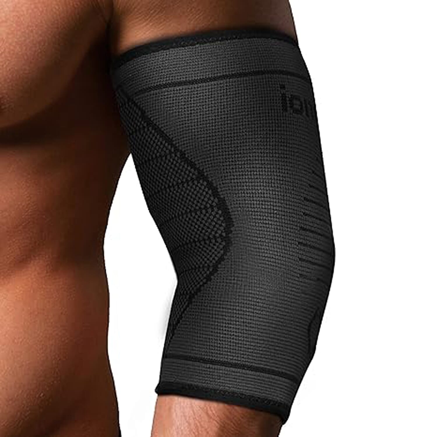 Ionocore Copper Elbow Compression Sleeve Support For Pain Relief and Recovery (Size XXL) - Grey