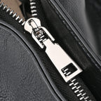 The Sumptuous Collection - Genuine Leather Crossbody Bag  - Black