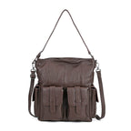 The Sumptuous Collection - Genuine Leather Crossbody Bag  - Coffee