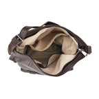 The Sumptuous Collection - Genuine Leather Crossbody Bag  - Coffee