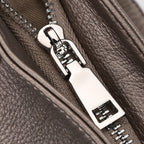 The Sumptuous Collection - Genuine Leather Crossbody Bag  - Beige