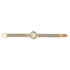 Premium Offer - Luxury 9K Yellow Gold Ladies Swiss Movement Watch With Water Resistant Wave Link (Size7.5) - Oval 17.5 Grams