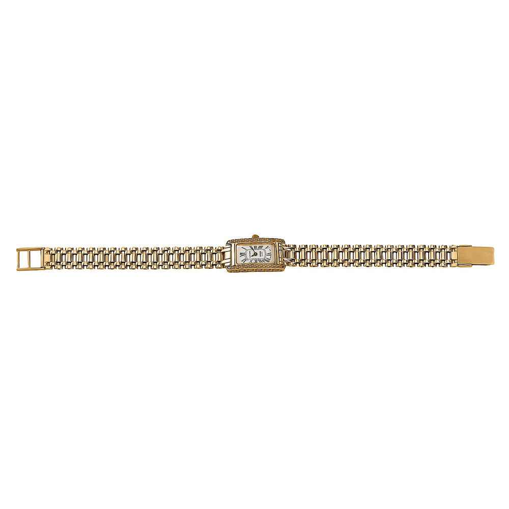 JCK Vegas 2024 - 9K Yellow Gold Swiss Movt. Watch with Sapphire Glass Gold Wt. 25.66 Gms - Rectangle