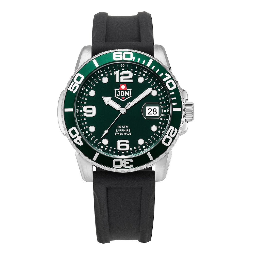 JDM Military Swiss Mens Watch in Stainless Steel