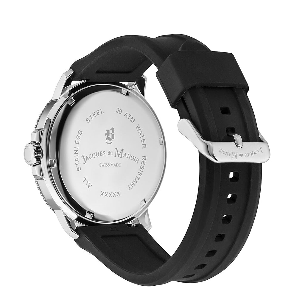 JDM Military Tango Green Swiss Quartz Movt. 20ATM Water Resistant Mens Analogue Watch with Black Colour Rubber Strap