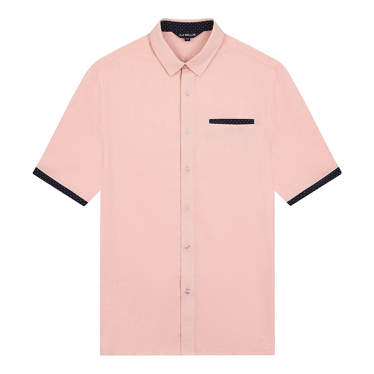 JJ Willis 100% Cotton Shirt (Size M) - Rose