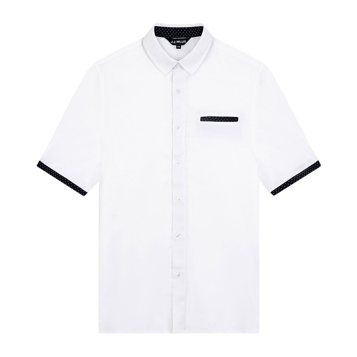 JJ Willis 100% Cotton Shirt (Size M) - White