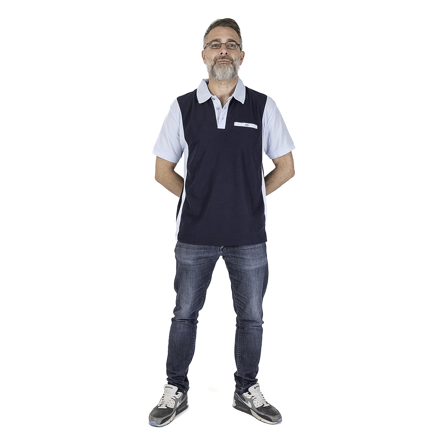 JJ Willis Forman Polo Shirt (Size L) - Blue - Navy